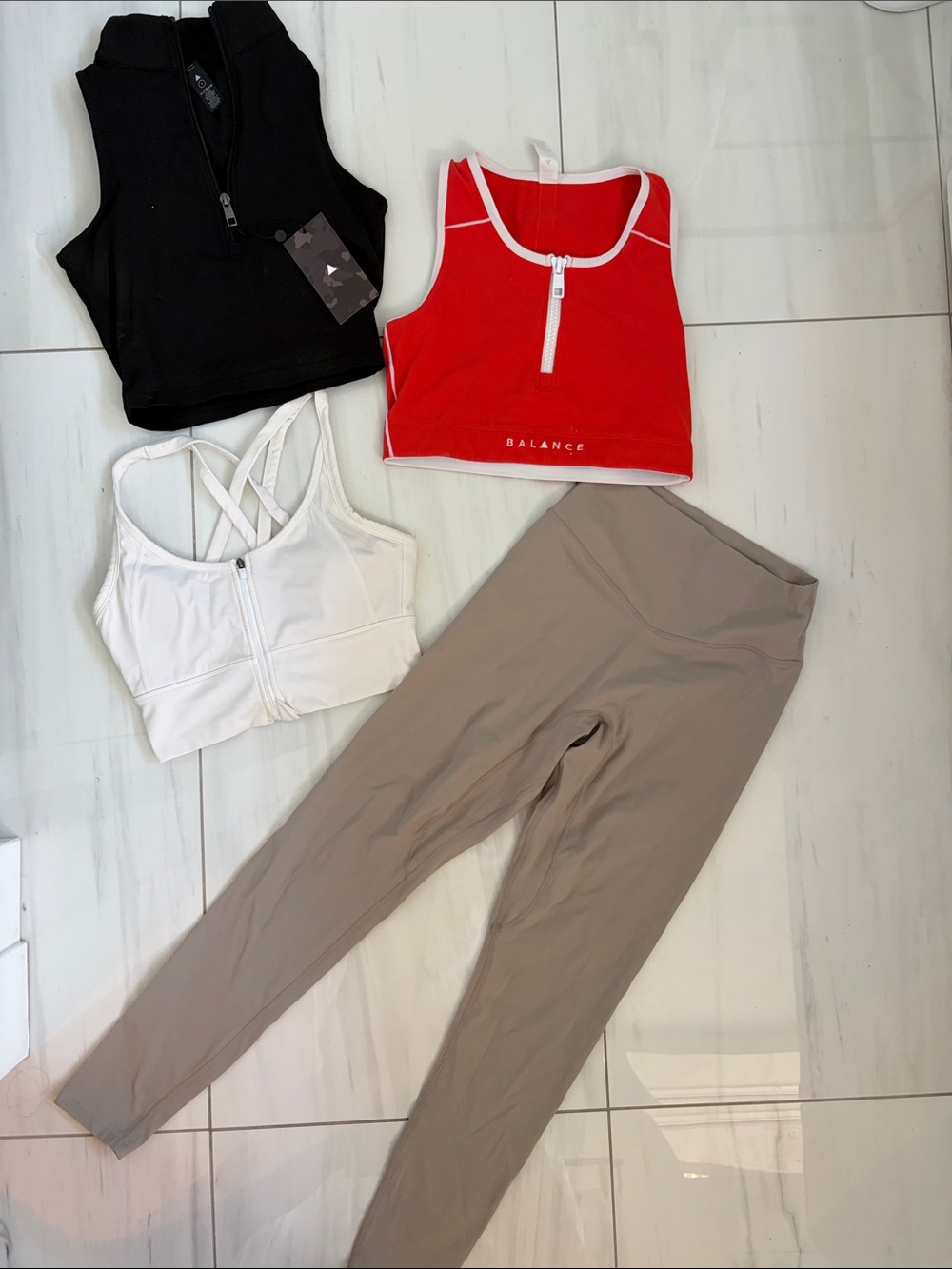 Balance Athletica/Vitality value pack! All except white in sz small. + FREE GIFT